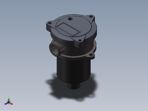 全套液压元件正等轴测缩略图