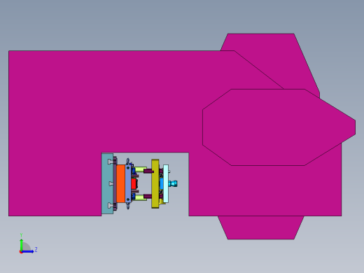 渐进式钣金冲床左视缩略图