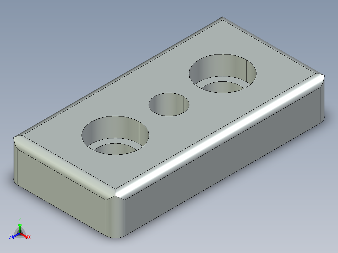 型材-KJN 45X90 FOOT PLATE KJN4590FP主视图
