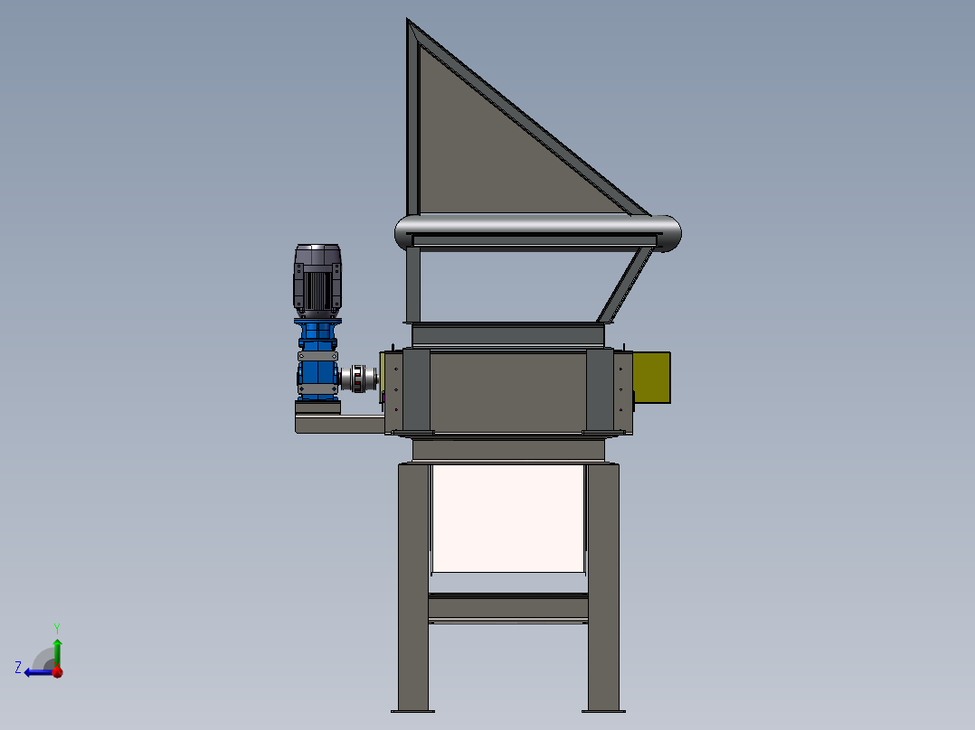 摇摆喂料机 sw21右视图