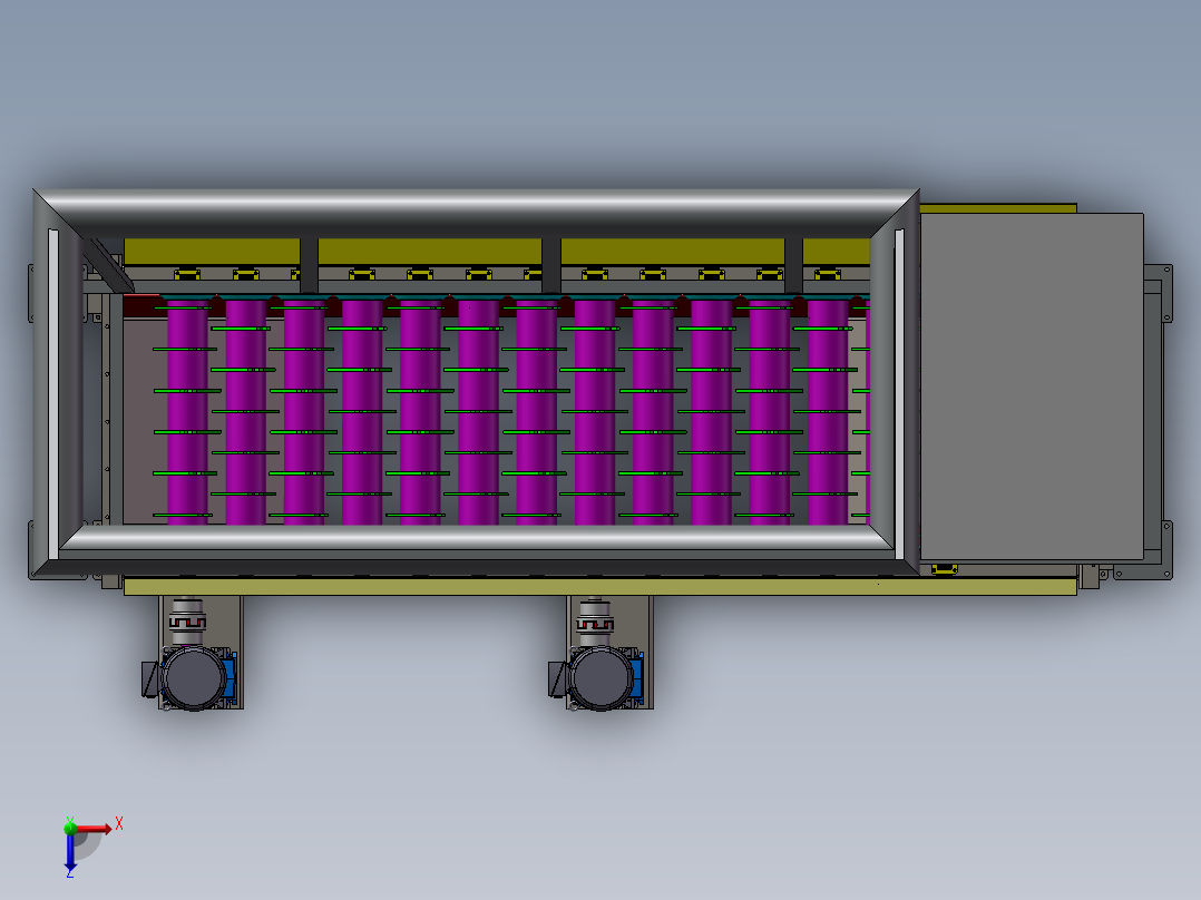 摇摆喂料机 sw21俯视图
