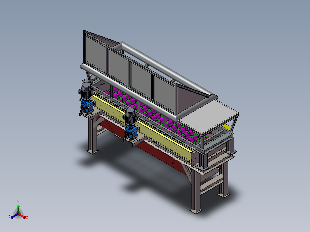 摇摆喂料机 sw21正等轴测图