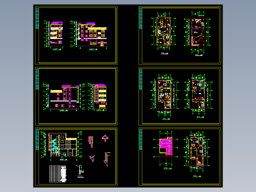 小住宅楼建筑施工图