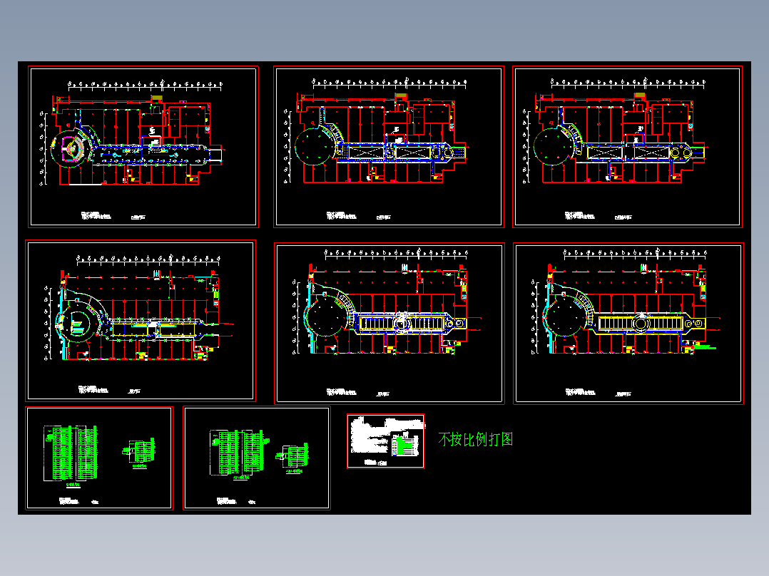 商场里的公共空间照明电气设计图