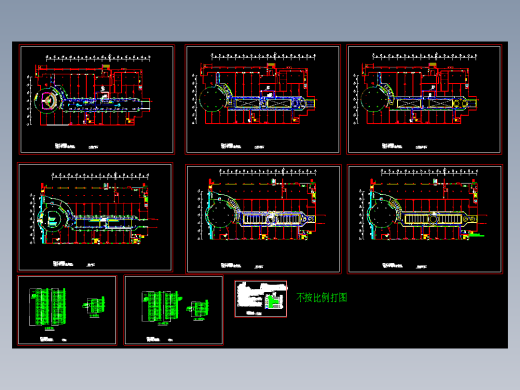 商场里的公共空间照明电气设计图