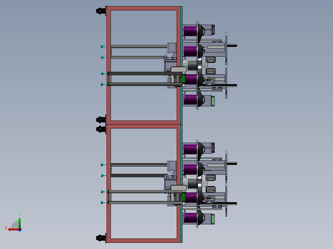 烧水壶盖自动检测设备sw17可编辑后视图