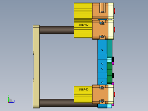 EDO30-A-笔记本CNC工装夹具三维模型CNC1-180620左视缩略图