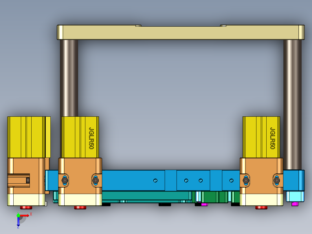 EDO30-A-笔记本CNC工装夹具三维模型CNC1-180620俯视图