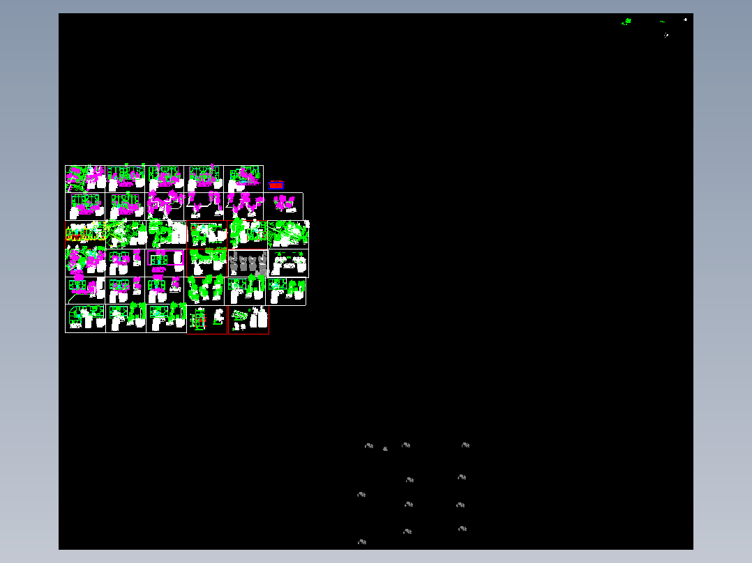 天然气小区庭院总平面