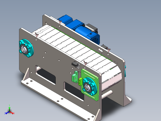 0.6米0.164米链板输送机构