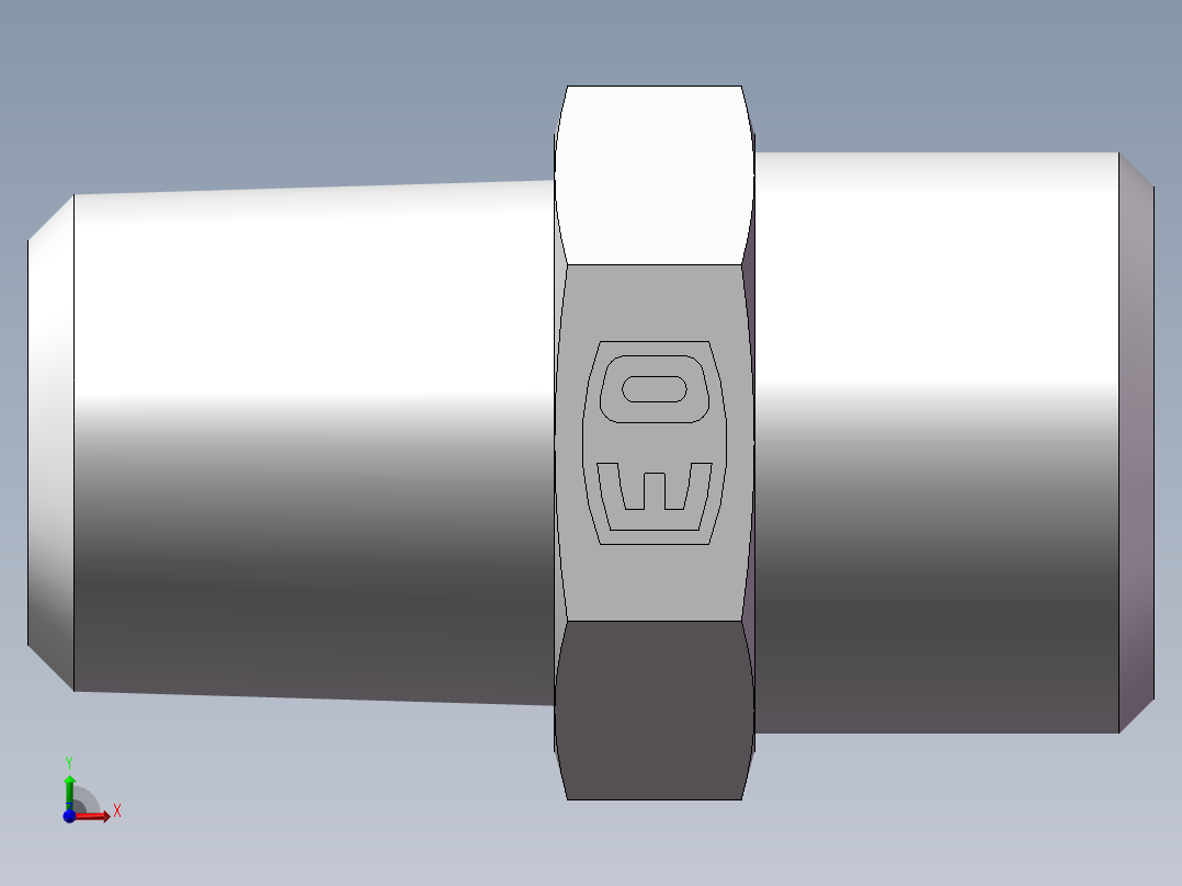 美制锥螺纹、1CN-16-04前视图