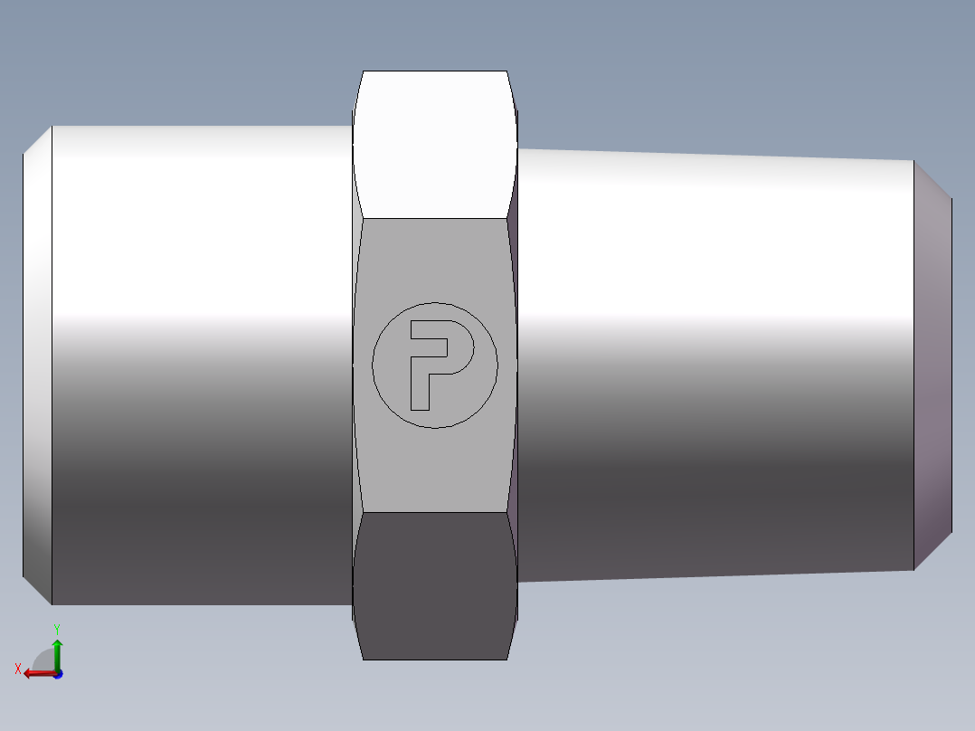 美制锥螺纹、1CN-16-04后视图