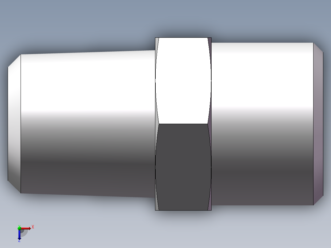 美制锥螺纹、1CN-16-04俯视图