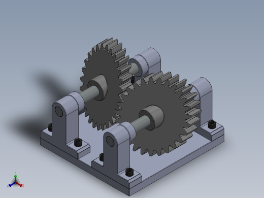 斜齿轮模型设计 304981