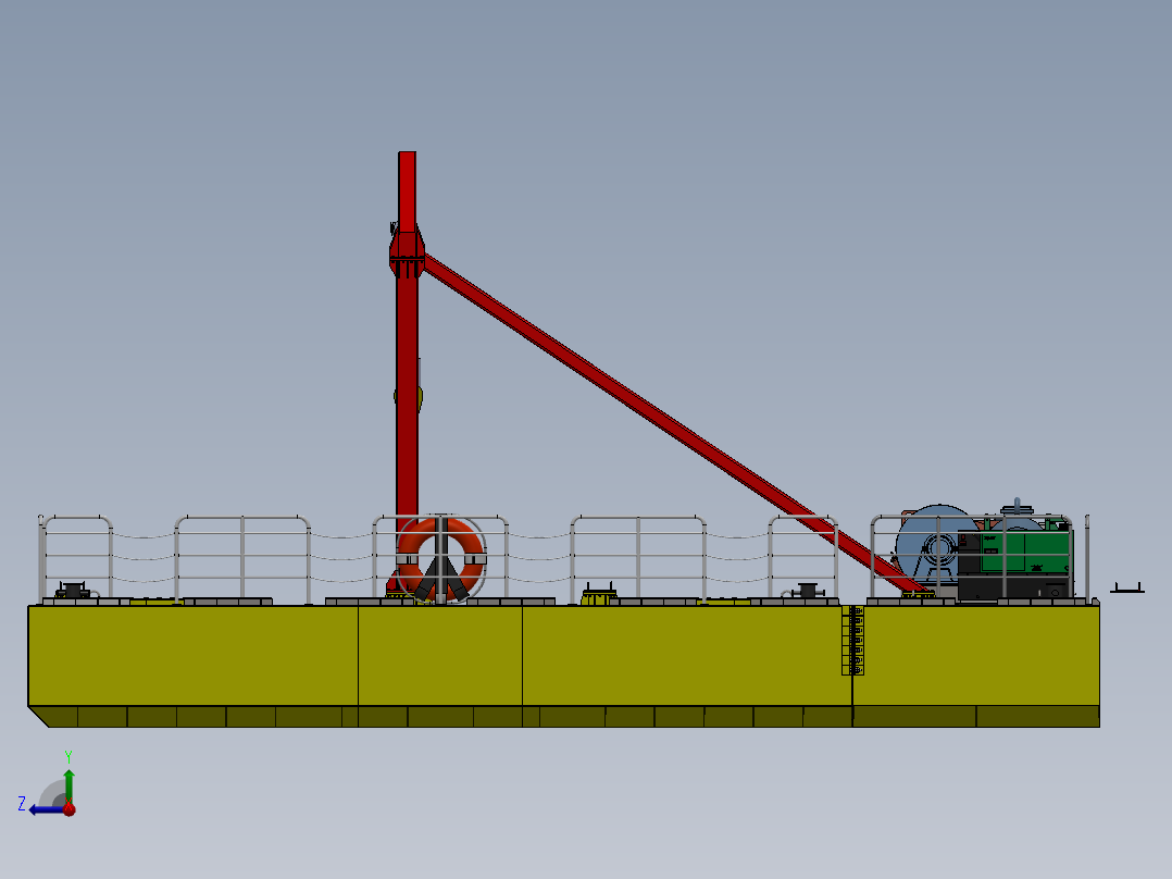 起重机-1(106)右视图