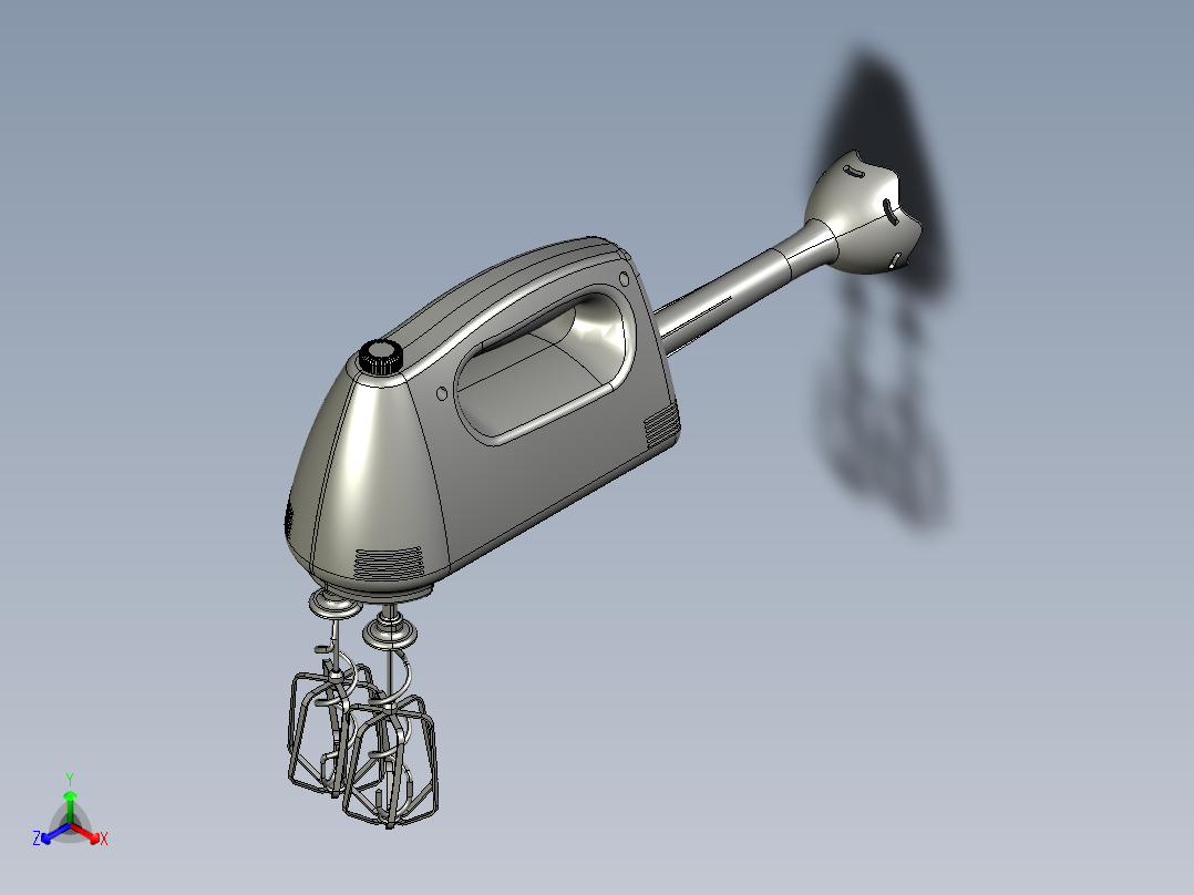 B2004406-厨房搅拌机器主视图