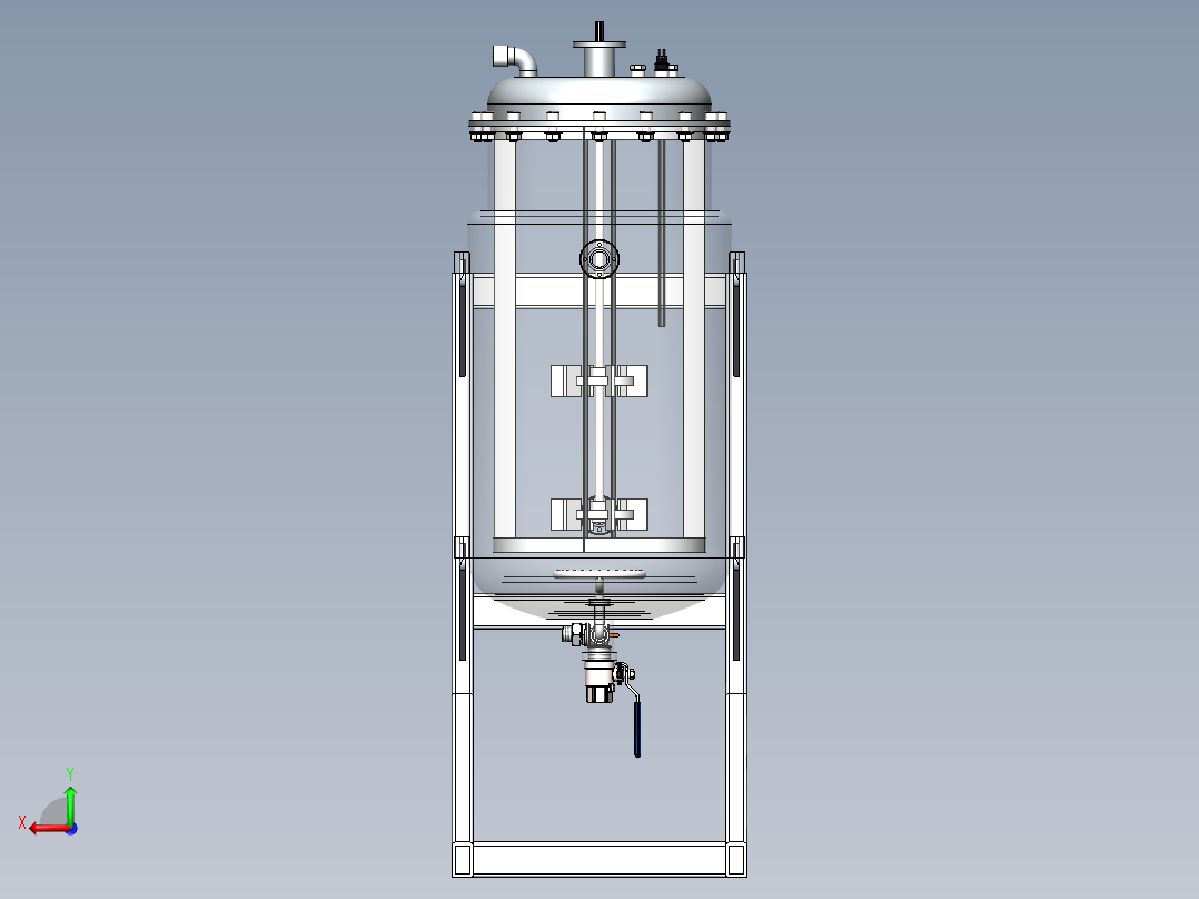 压力容积、生物反应器后视图