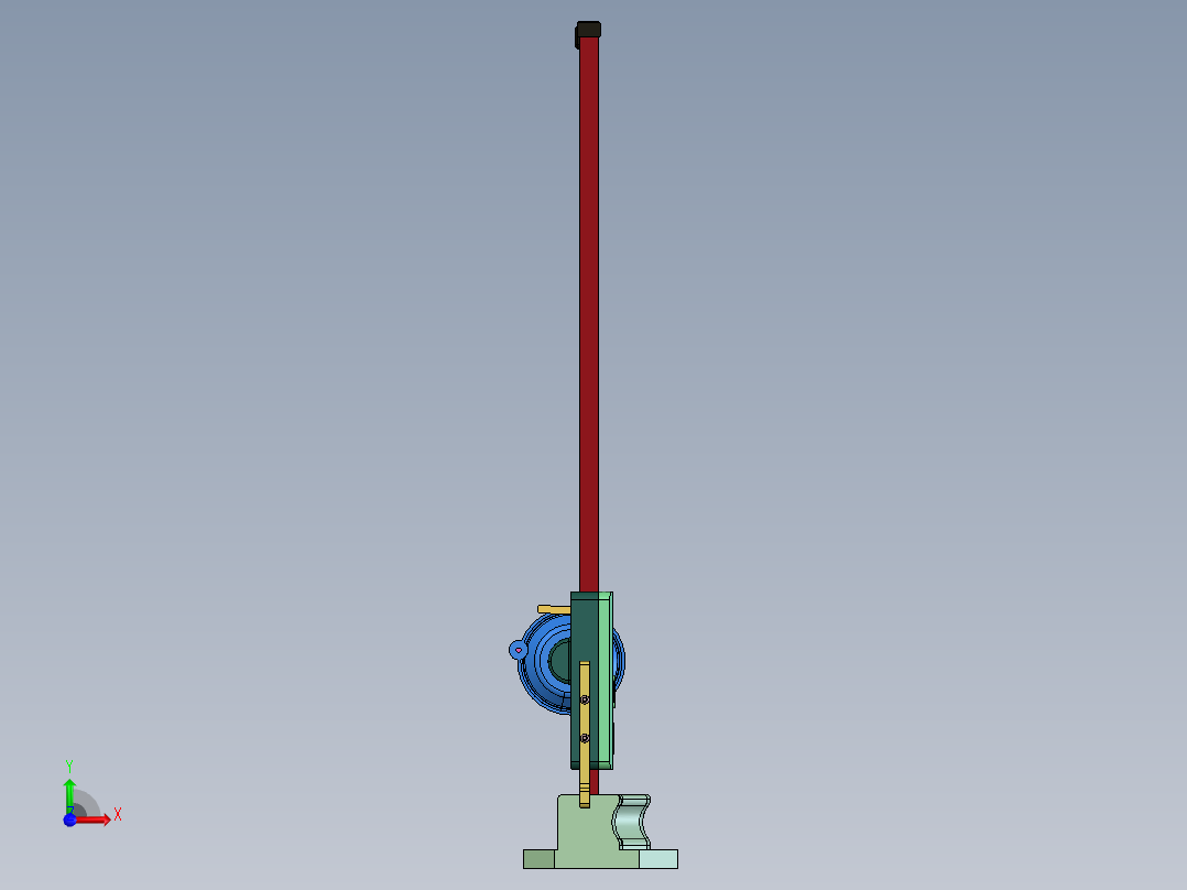 布局高度规 STEP格式前视图