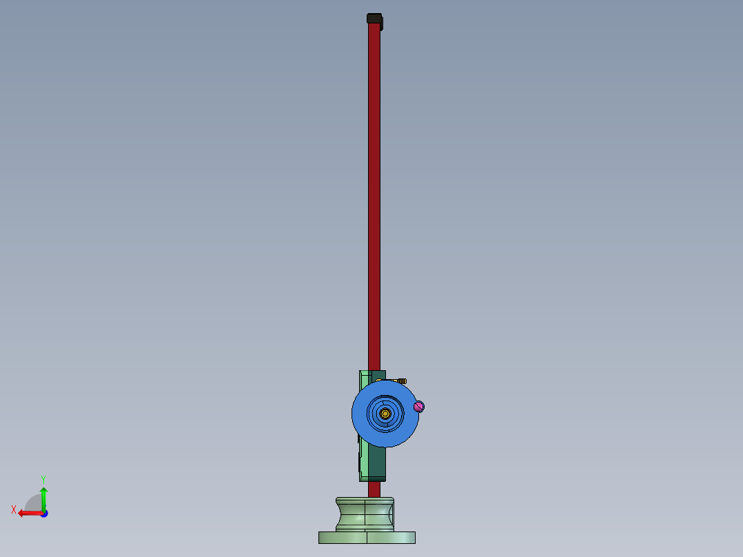 布局高度规 STEP格式后视图