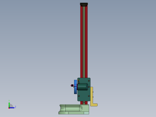 布局高度规 STEP格式左视缩略图