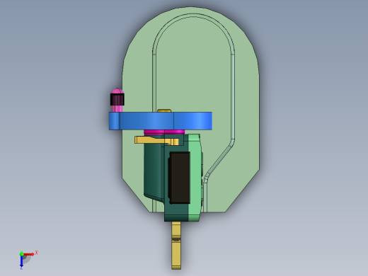 布局高度规 STEP格式俯视缩略图