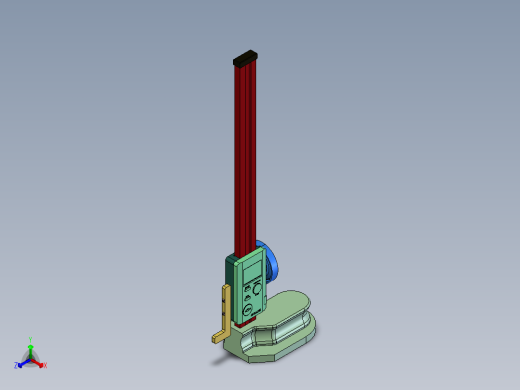 布局高度规 STEP格式正等轴测缩略图