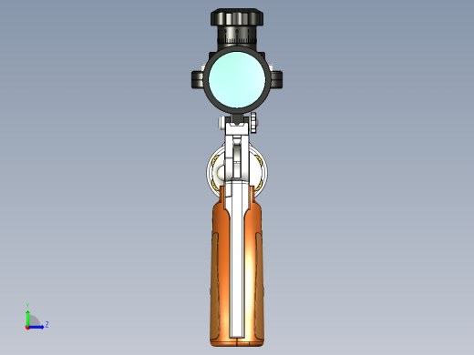 手枪左轮冲锋枪老式狙击步枪设计3D图纸colt-python-old-version-1911 STP IGS左视缩略图