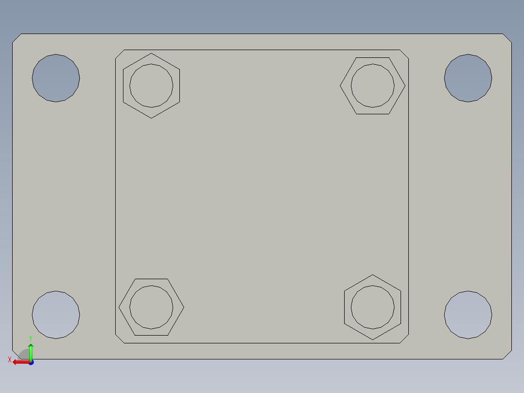 MPHFA前法兰型拉杆油缸MPHFA-100-500-PPV-J2后视图