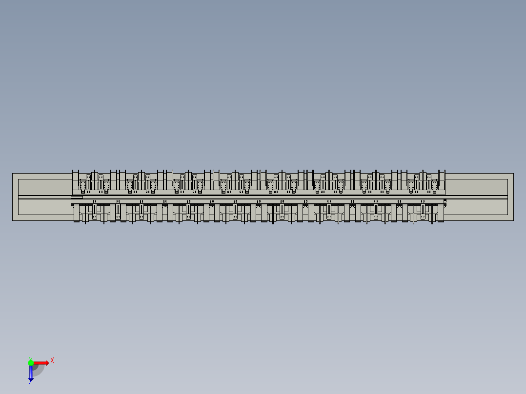 EE槽组件俯视图