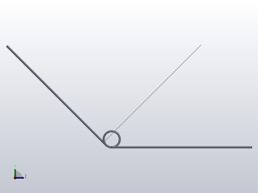 135度圆柱形扭转弹簧SCT135L-4-5-0.6左视缩略图