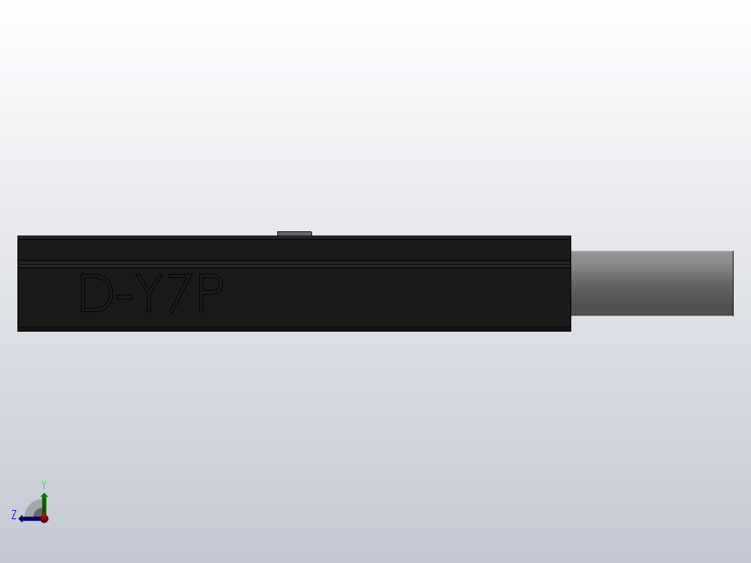 D-Y59A•D-Y69A•D-Y7P•D-Y7PV•D-Y59B•D-Y69B系列磁性开关[D-Y7P]右视图