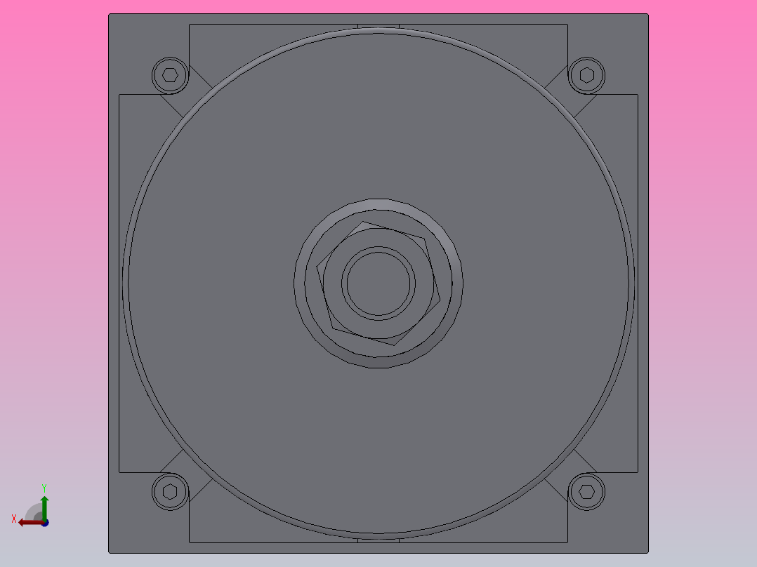 SIJ双轴复动行程可调型气缸SIJ320×250-S-CS1U1后视图