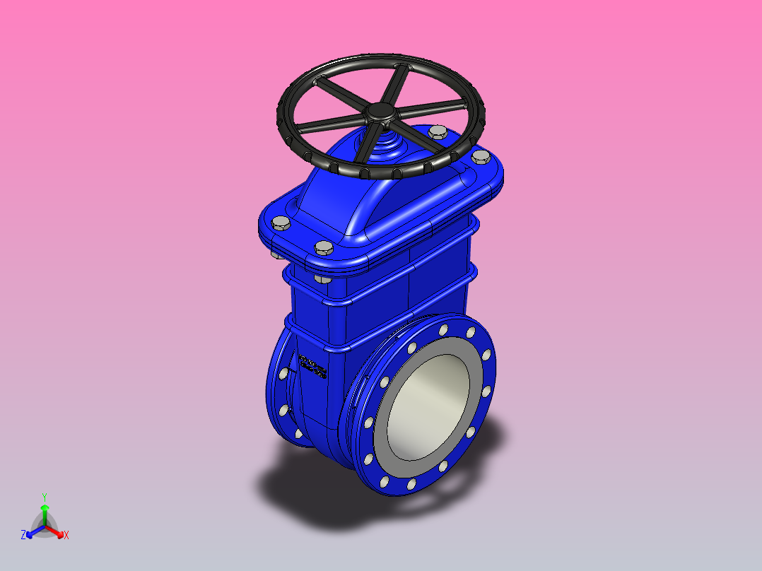 截止阀-DN200毫米-11主视图