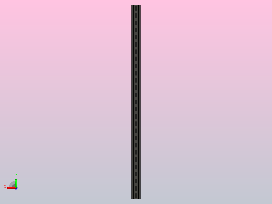 母针头Female_Header_1x27_P2.0_H4.3_straight.step后视图