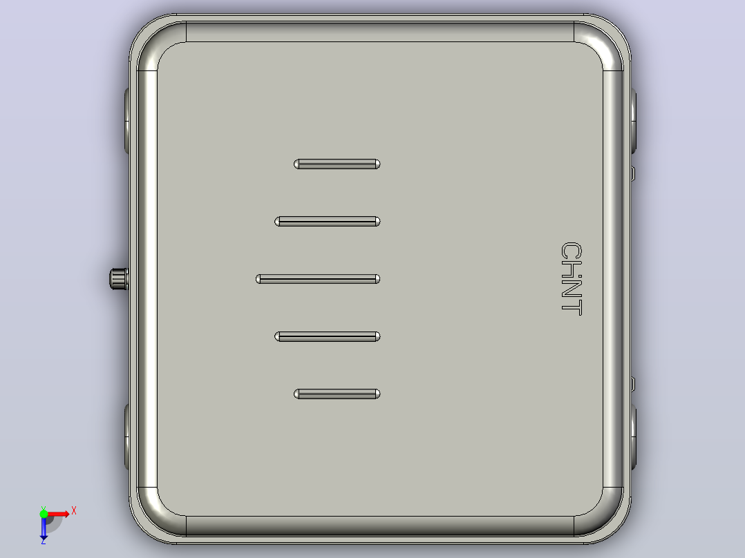 QC36-20TN电磁起动器三维模型202204俯视图