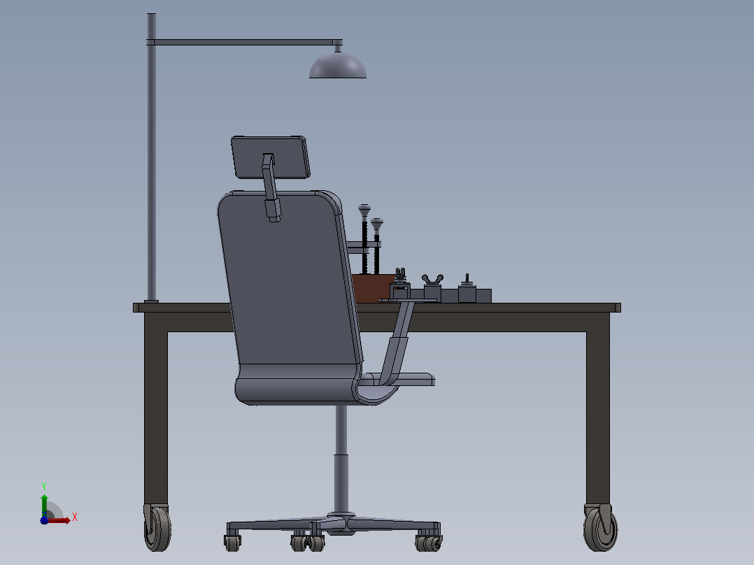 模块化焊接工作站前视图