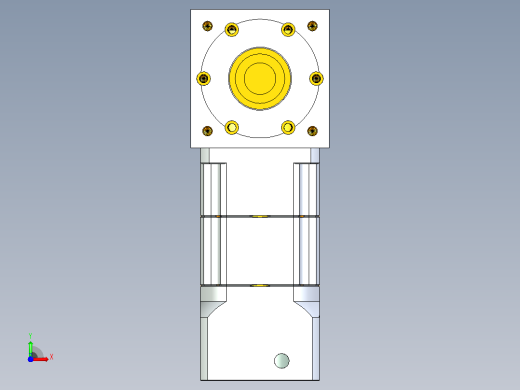 PW70双轴 PGH60-L2 14-50-70-M4 转向器加减速机 PW70双轴 PGH60 14-50-70-M4前视缩略图
