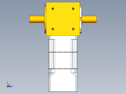 PW70双轴 PGH60-L2 14-50-70-M4 转向器加减速机 PW70双轴 PGH60 14-50-70-M4左视缩略图