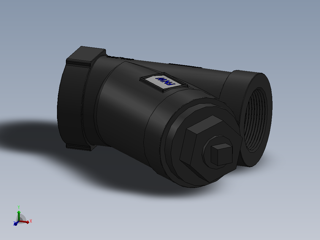 Y型过滤器，管道过滤器FNW-FNW559K主视图