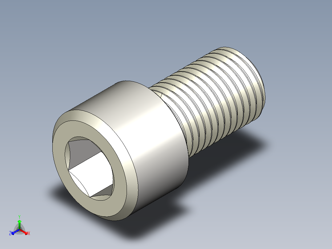 DIN_EN_ISO_4762_M36x60.ipt内六角螺钉主视图