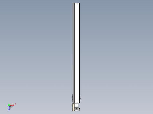 皮带直线轴半封闭可选导轨TPA-HNB-220D-176-L2650-ML-C-P1K-N3俯视缩略图