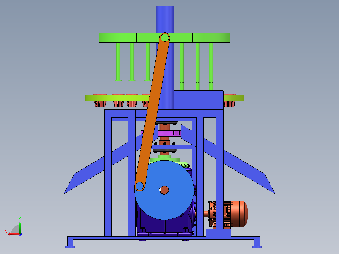 杏核去除机sw15可编辑后视图
