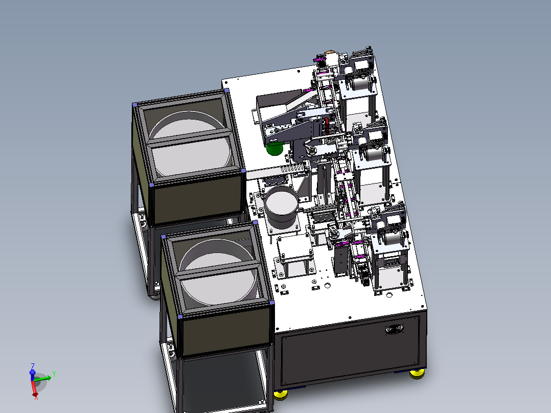 量产儿童安全座椅挂钩铆合机(sw16可编辑+工程图+bom)