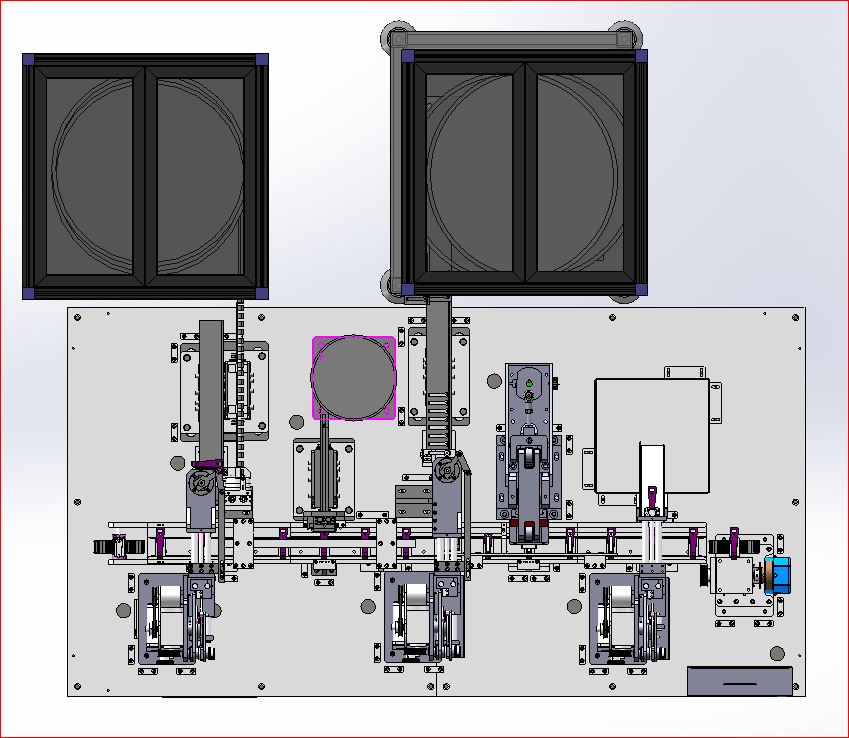 量产儿童安全座椅挂钩铆合机(sw16可编辑+工程图+bom)