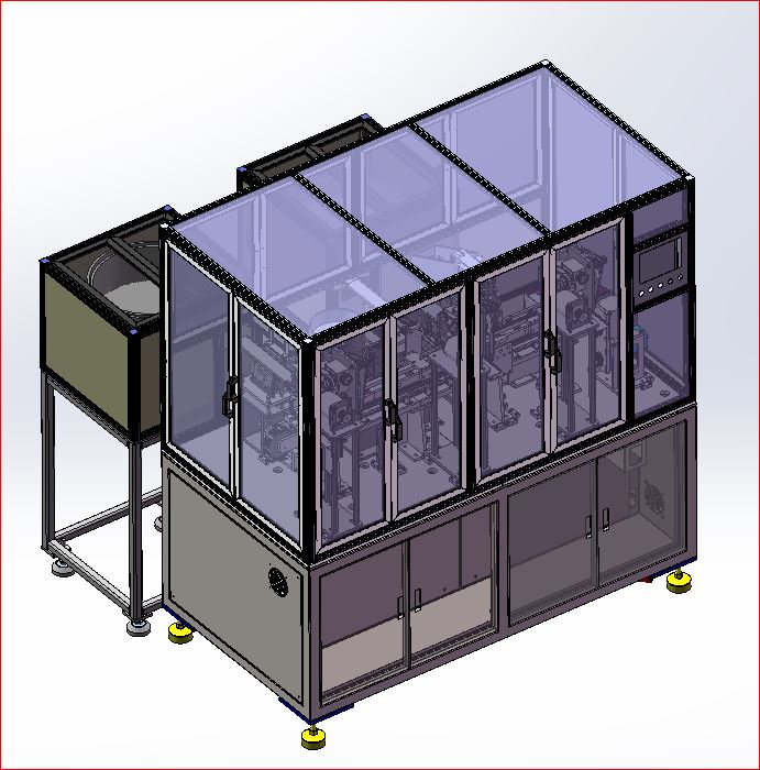 量产儿童安全座椅挂钩铆合机(sw16可编辑+工程图+bom)