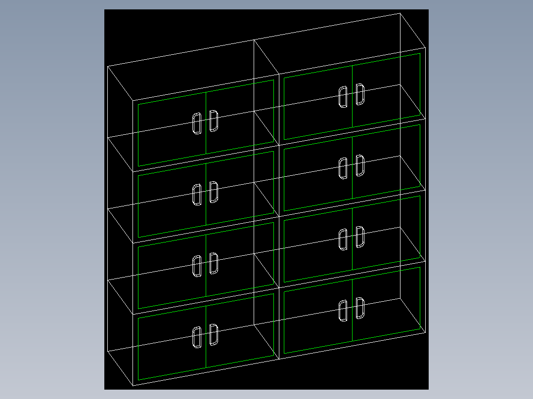 室内家具及植物的维模型十二-B024