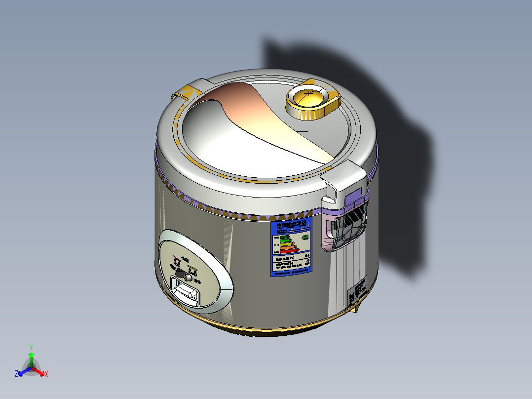 1-63 电饭锅3D图纸