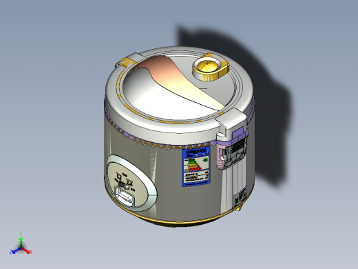 1-63 电饭锅3D图纸