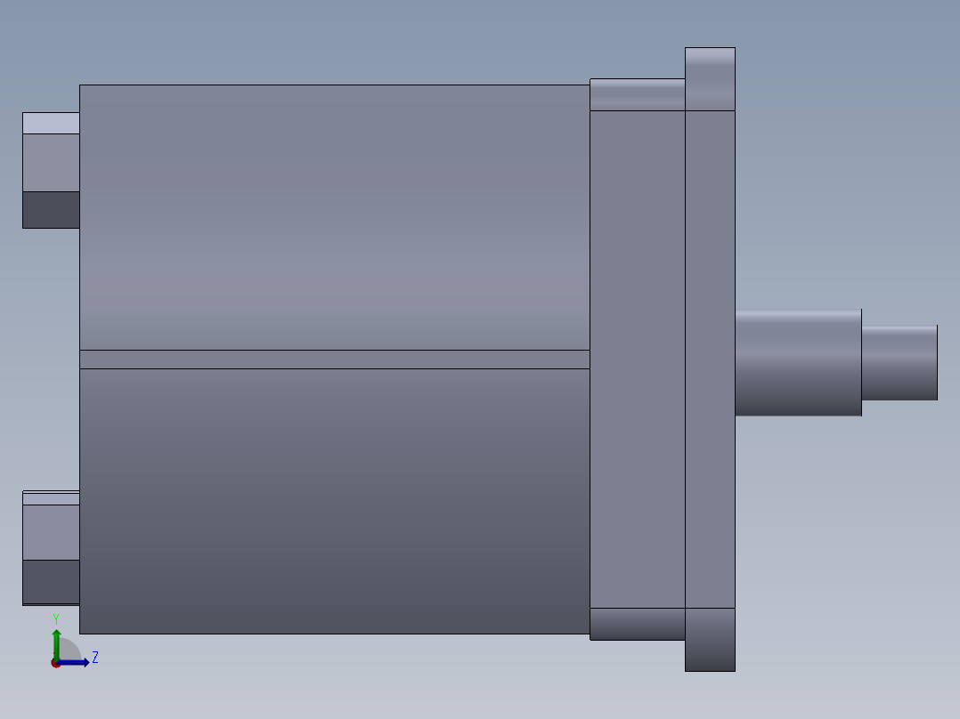 液压齿轮泵SW2014左视图