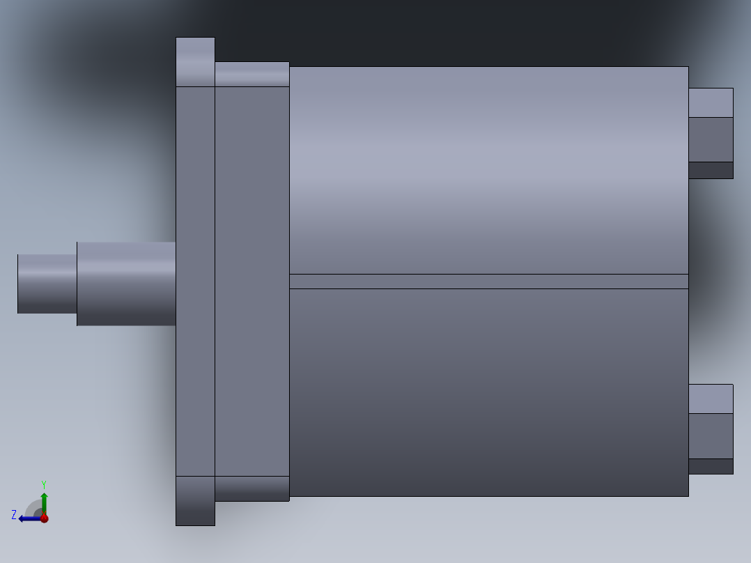 液压齿轮泵SW2014右视图